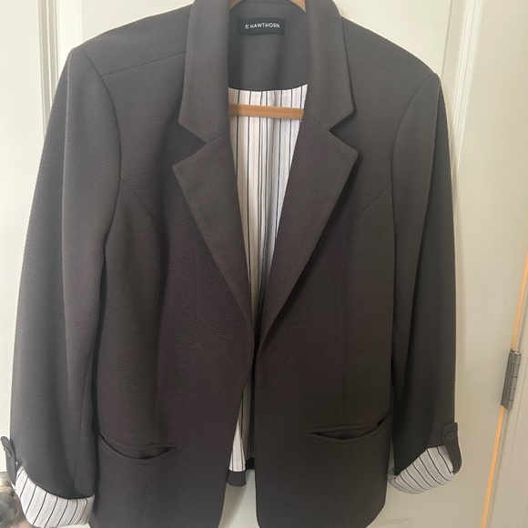 41 Hawthorn Gray Knit Blazer - Picture 2 of 8